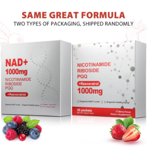 Factory Wholesale 1000mg High-Potency NAD+ Liquid Supplement, Nicotinamide Riboside & Resveratrol with PQQ, Boosts Cellular Energy, Focus & Healthy Aging - 1 Pc