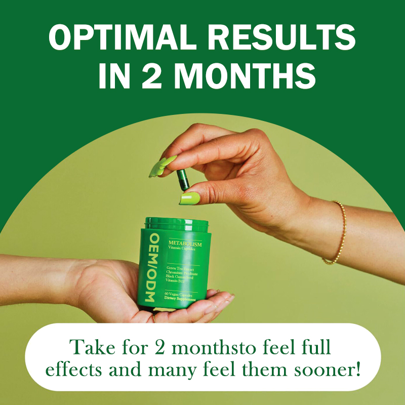 描述图_02 Factory Wholesale Herbal Supplements 60-Capsule Metabolism Capsules Vitamin B12 Chromium Black Cumin for Adults Immune Support - 图片 4