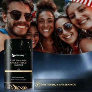 shilajit gummies with black seed oil – 60 gummies for energy, immunity & brain support