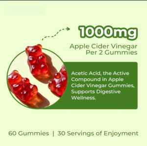 apple cider vinegar b12 multivitamin gummies – fat burning & metabolism support