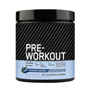 pre workout energy boost – blueberry lemonade, 30 servings for peak performance & muscle recovery