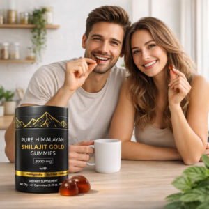 pure himalayan shilajit gold gummies – 3000 mg, 60 gummies for energy, immunity & wellness
