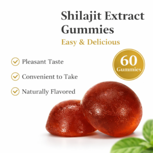 pure himalayan shilajit gold gummies – 3000 mg, 60 gummies for energy, immunity & wellness