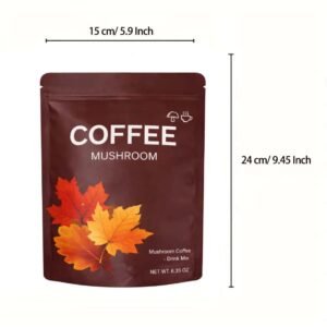 mushroom coffee – functional drink mix for focus & energy – 6.35 oz