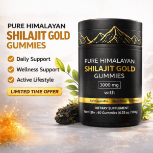 pure himalayan shilajit gold gummies – 3000 mg, 60 gummies for energy, immunity & wellness
