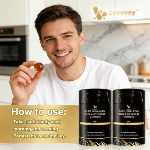 shilajit gummies with black seed oil – 60 gummies for energy, immunity & brain support