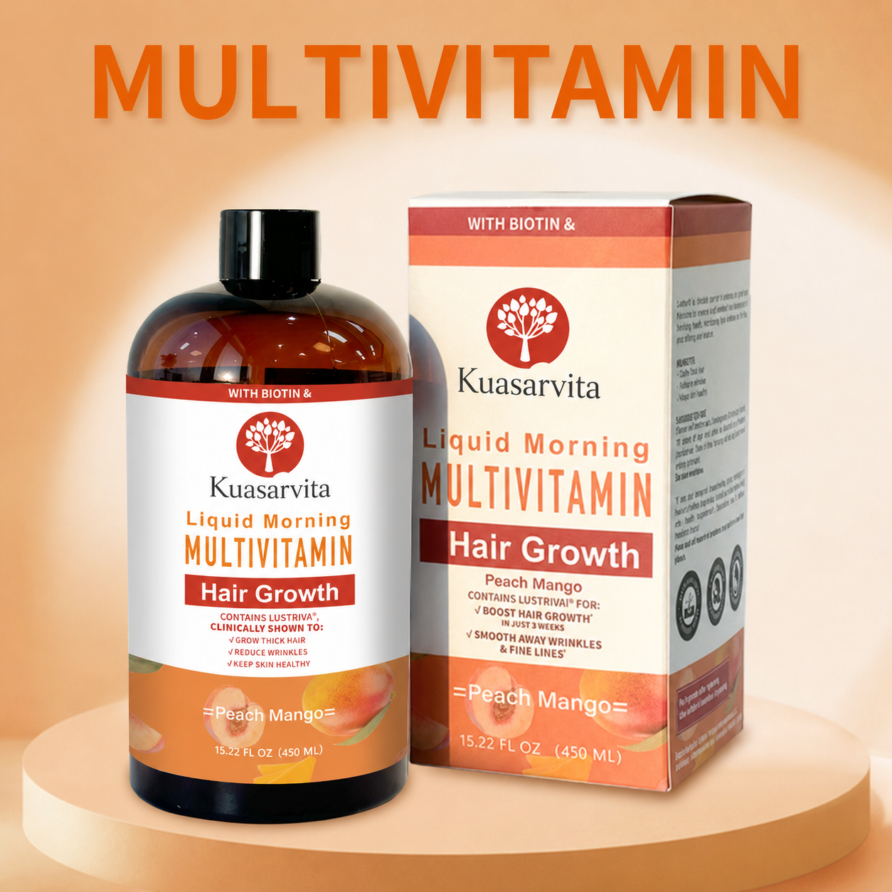 Liquid Multivitamin Hair Drops – Biotin 10000mcg | Honson Global Liquid