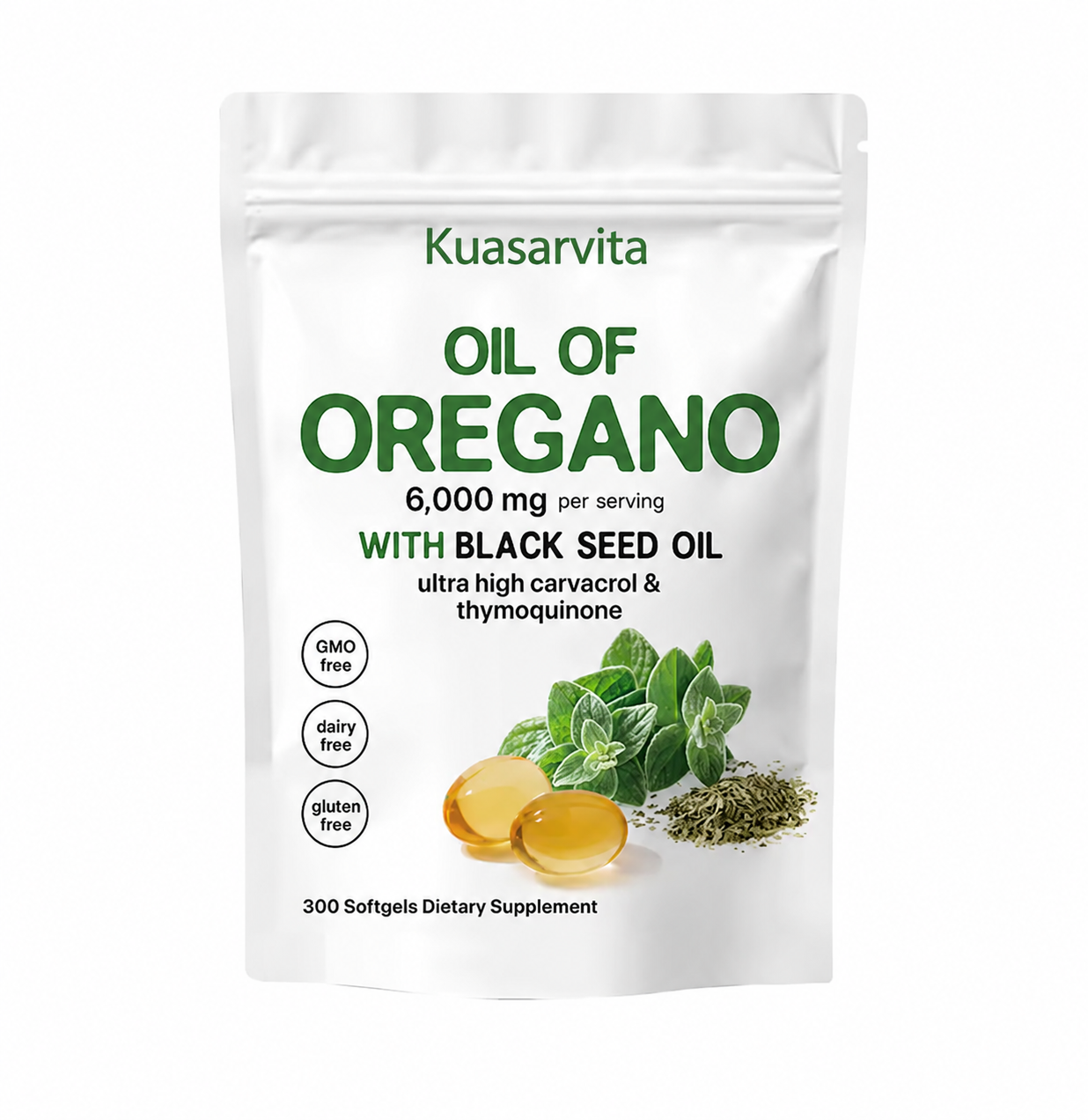 Oregano Oil & Black Seed Oil Softgels – 2-in-1 | Honson Global SOFTGELS