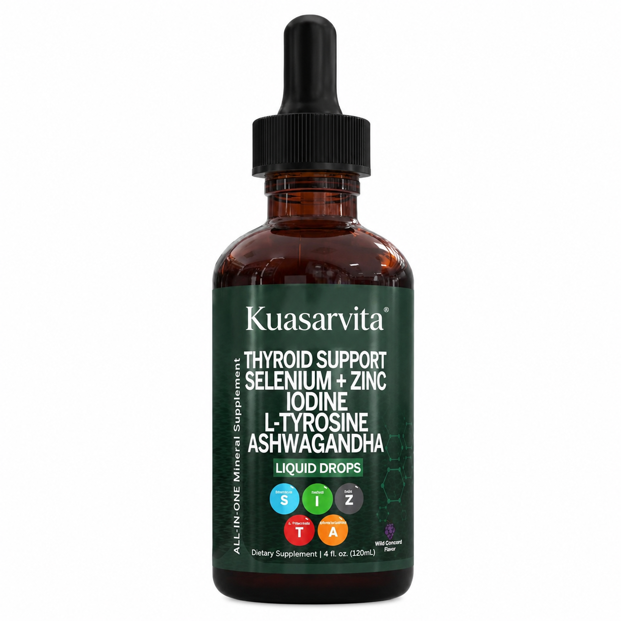 Mineral Herbal Liquid Drops – Selenium Zinc Iodine | Honson Global Liquid