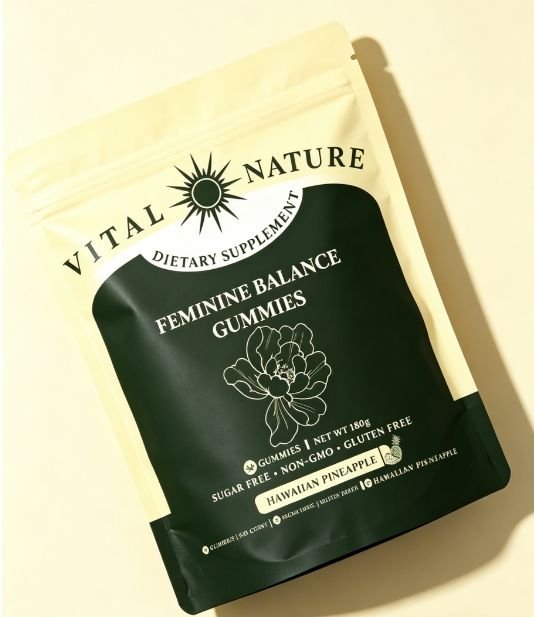 HonsonGlobal Wholesale Price OEM/Private Label Feminine Balance Gummies, Pineapple Flavor Vaginal Health & pH Balance Su