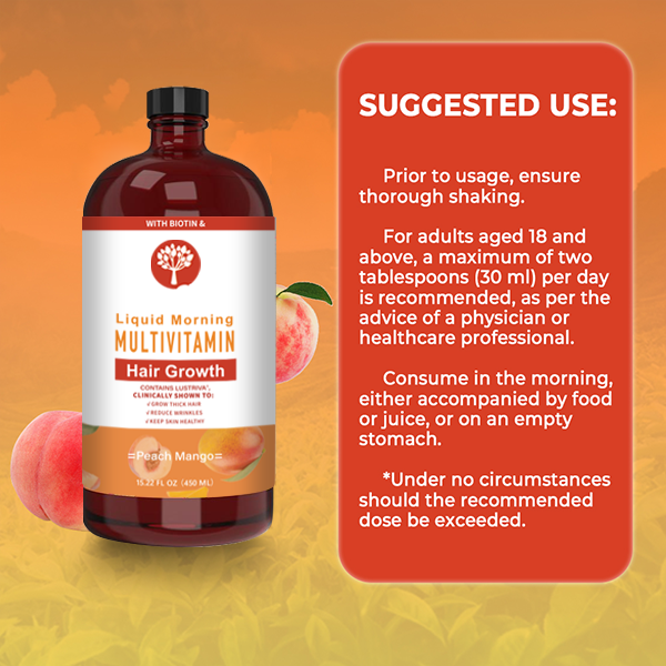 Factory Wholesale Liquid Multivitamin Hair Growth Vitamins Biotin 10000mcg Vitamin D Clinically Drops Factory Wholesale Liqui
