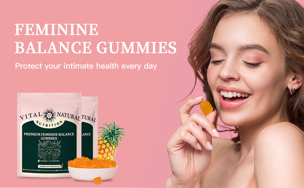 HonsonGlobal Wholesale Price OEM/Private Label Ready to Ship Premium Feminine Balance Gummy Female Probiotics Probiotics Gumm