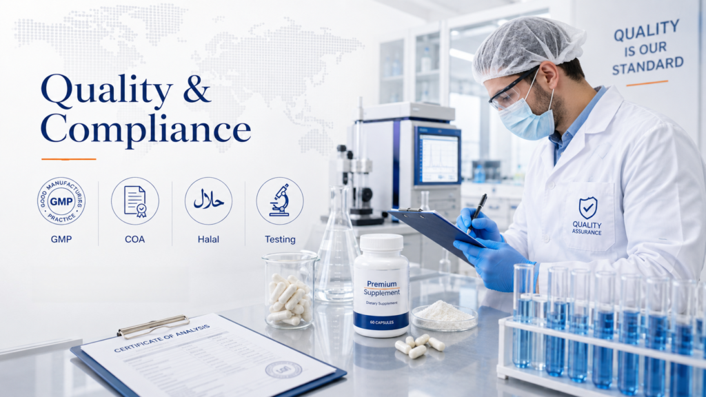 supplement quality control and compliance laboratory