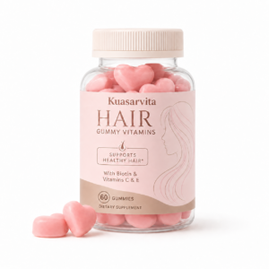 Hair Gummy Vitamins – Biotin, Vitamin C & E, Women’s Beauty