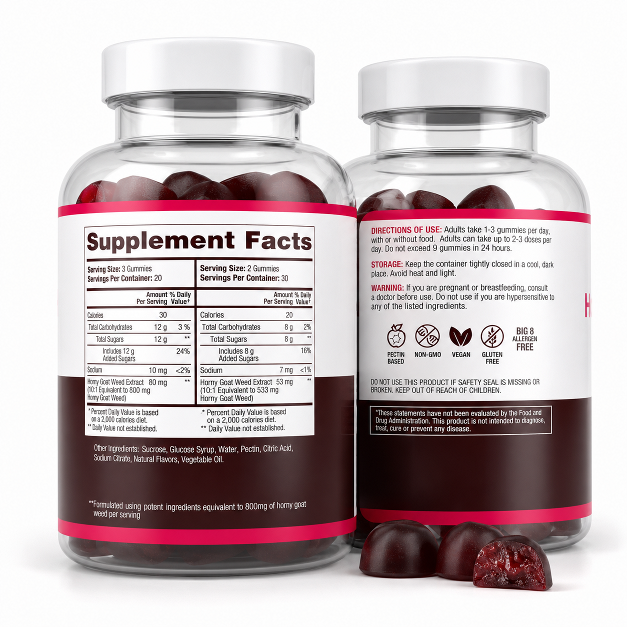 Horny Goat Weed Gummies 800 mg
