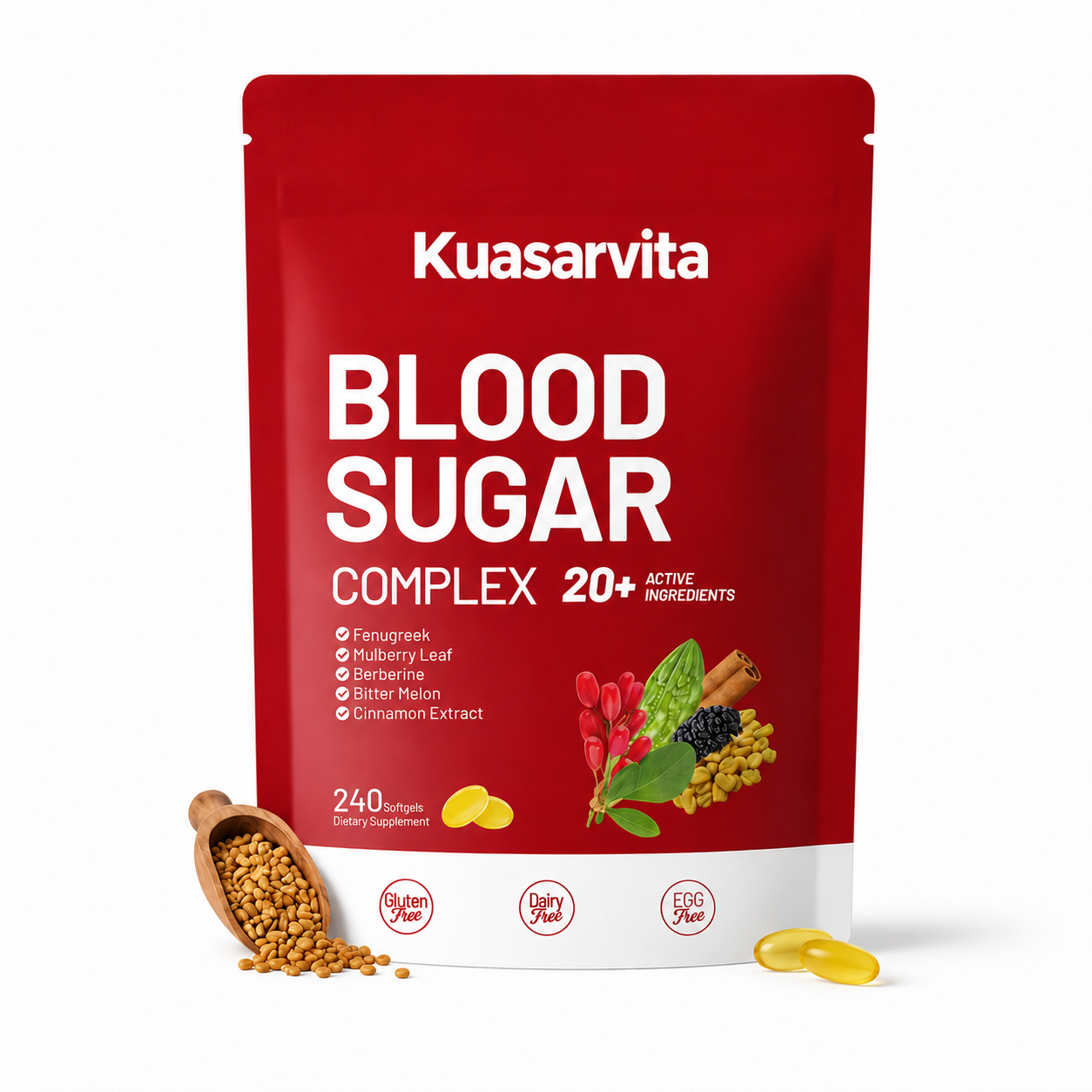 Blood Sugar Complex Softgels – 240 Count