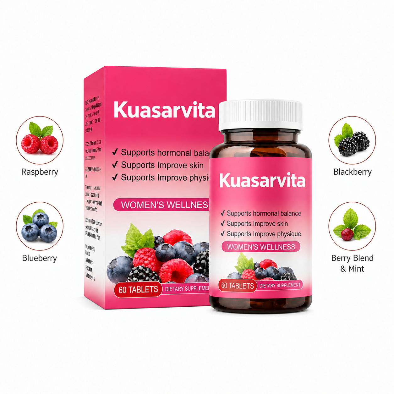 Women Mixed Berry Wellness Tablets
