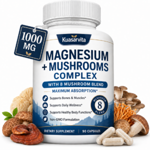Magnesium Mushrooms Complex Capsules – 8 Mushroom Blend