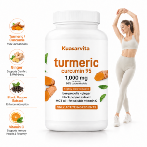 Turmeric Curcumin Capsules – 1000mg, 120 Count