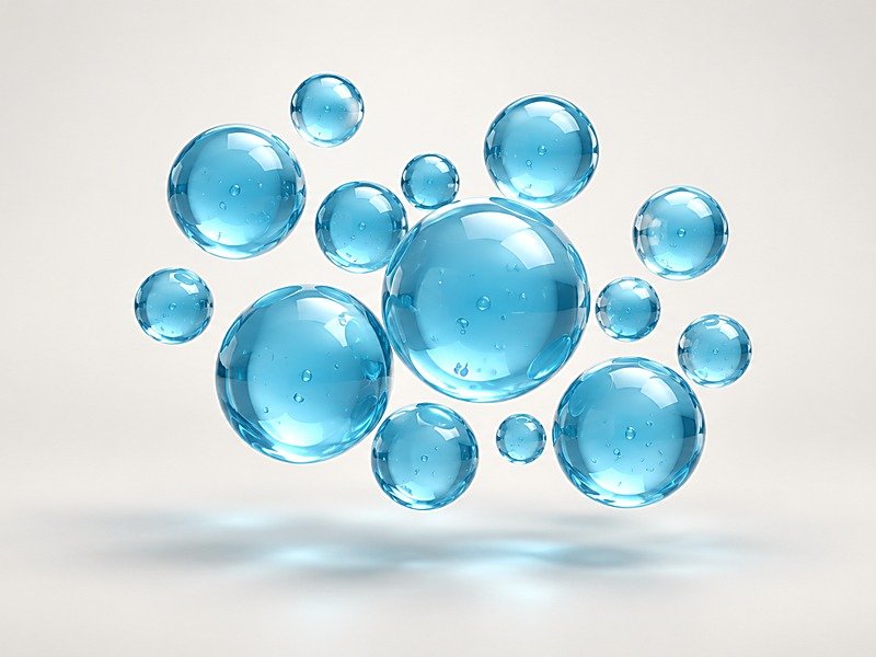 Burst bead supplement format — spherical beads with liquid core