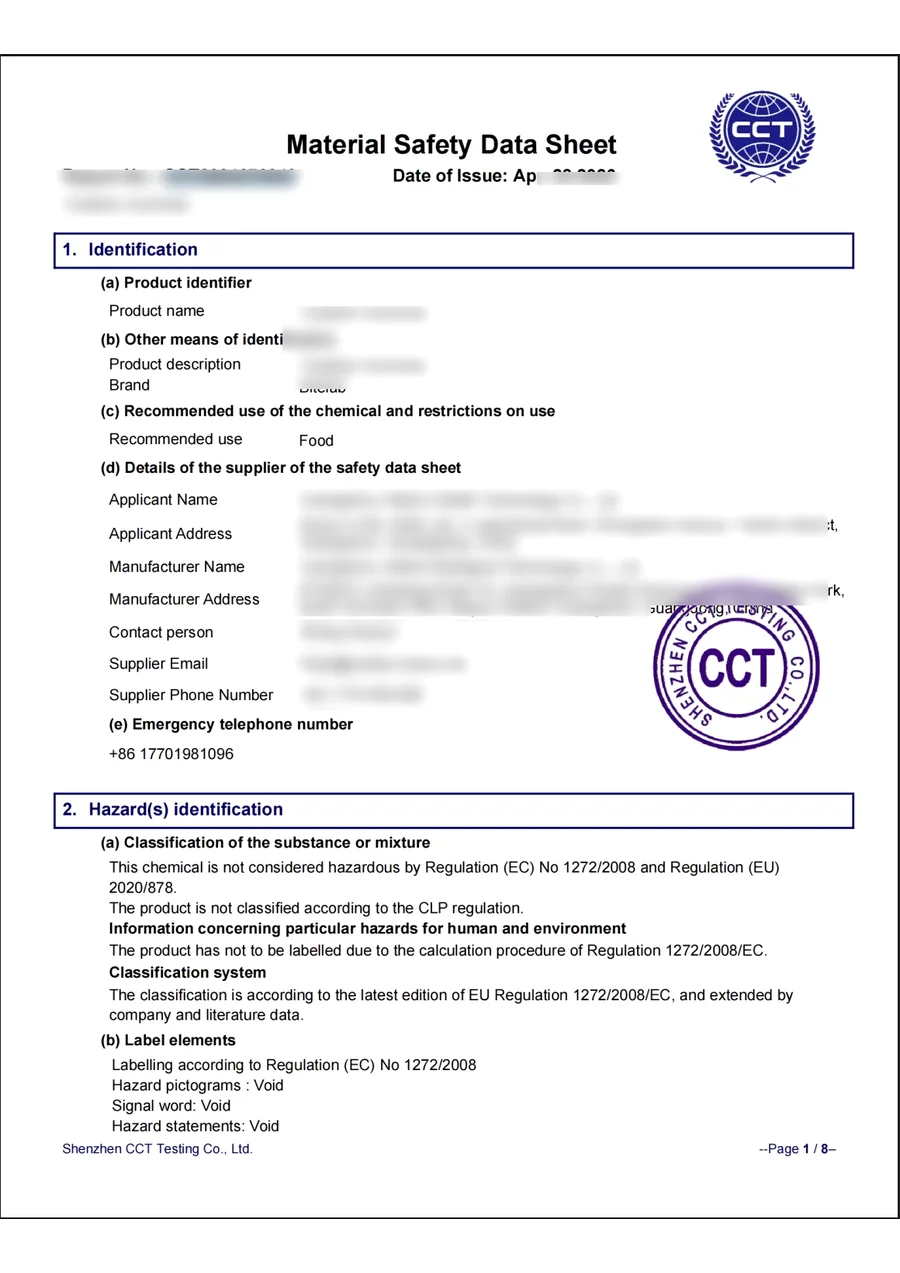 MSDS Material Safety Data Sheet