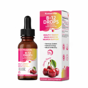 Vitamin B12 Drops 800 mcg – Organic Cherry Flavor
