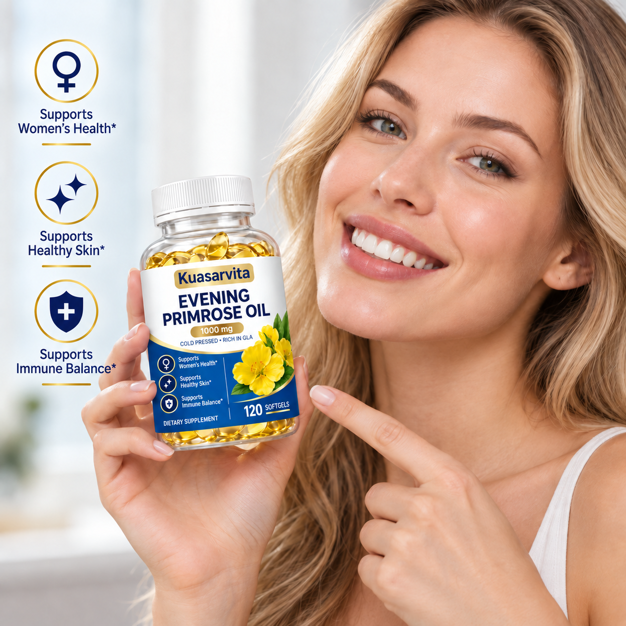 Evening Primrose Oil Softgels 1,000 mg Uncategorized