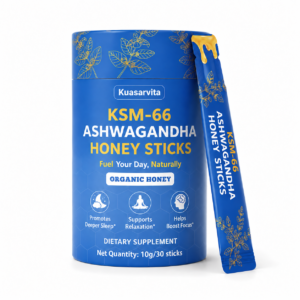 KSM-66 Ashwagandha Honey Sticks – 30 Count