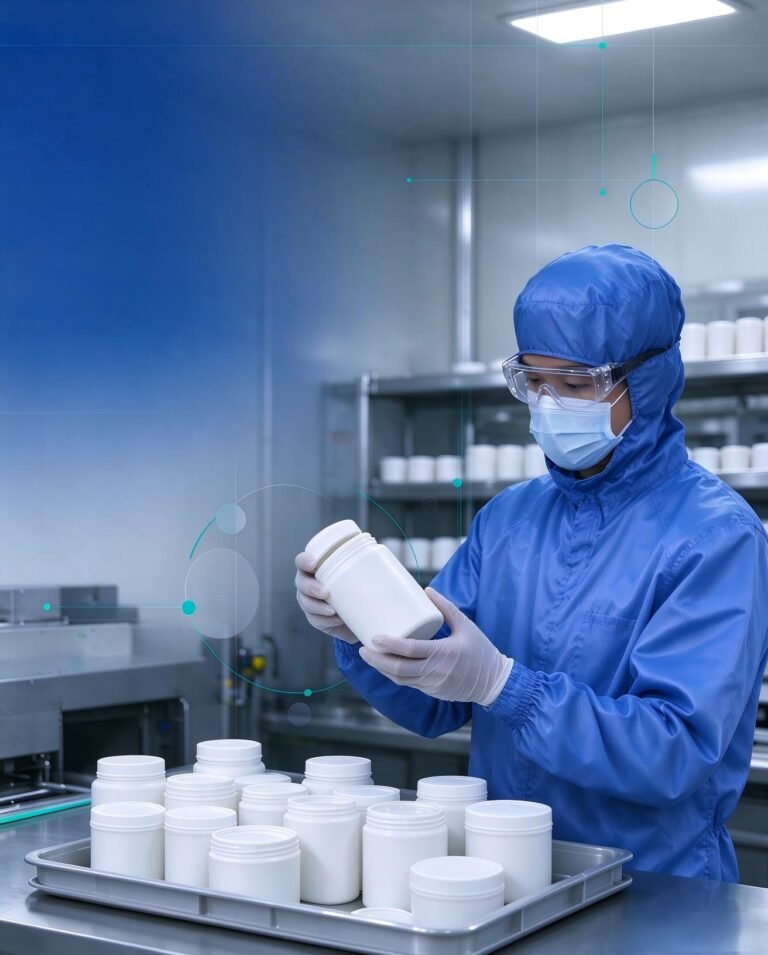 Cleanroom packaging production