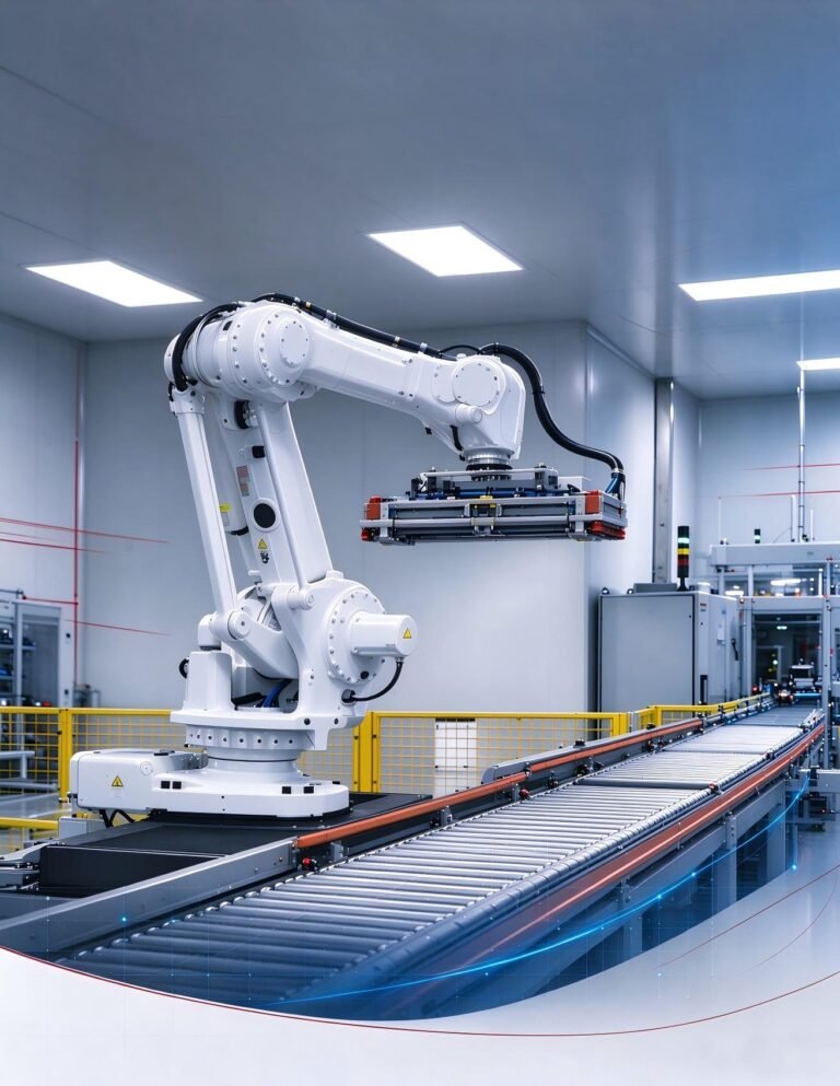 Automated production line - robotic arm